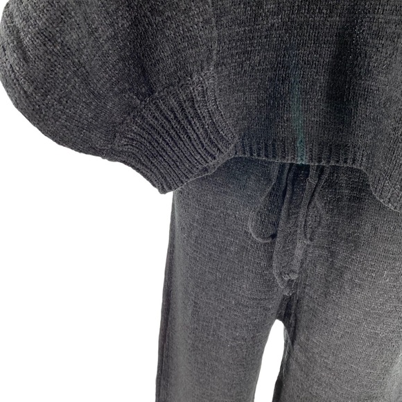 SNDYS NEW Majid Loungewear Black Two Piece Matching Set Sweater Trousers Size S - Picture 8 of 14